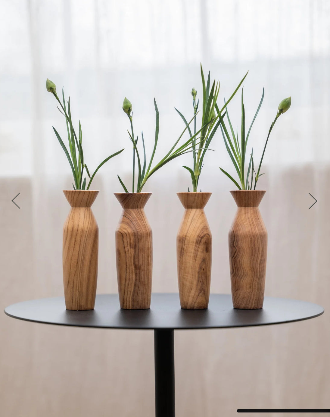 Bloc & Boon Olive Wood Bud Vase