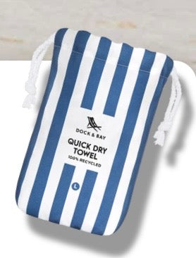 Dock & Bay Extra Large Quick Dry Towel - Whitsunday Blue