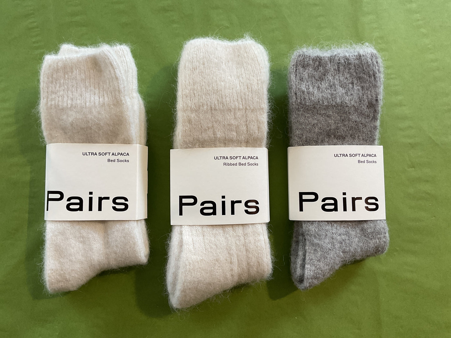 PAIRS Bed Socks Ultra Soft Alpaca