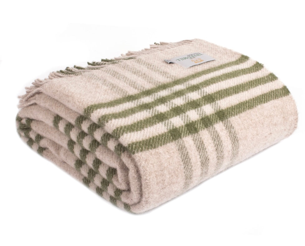 Tweedmill Hex Check Throw