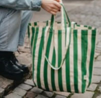 Omom Organic Stripe Tote Bag