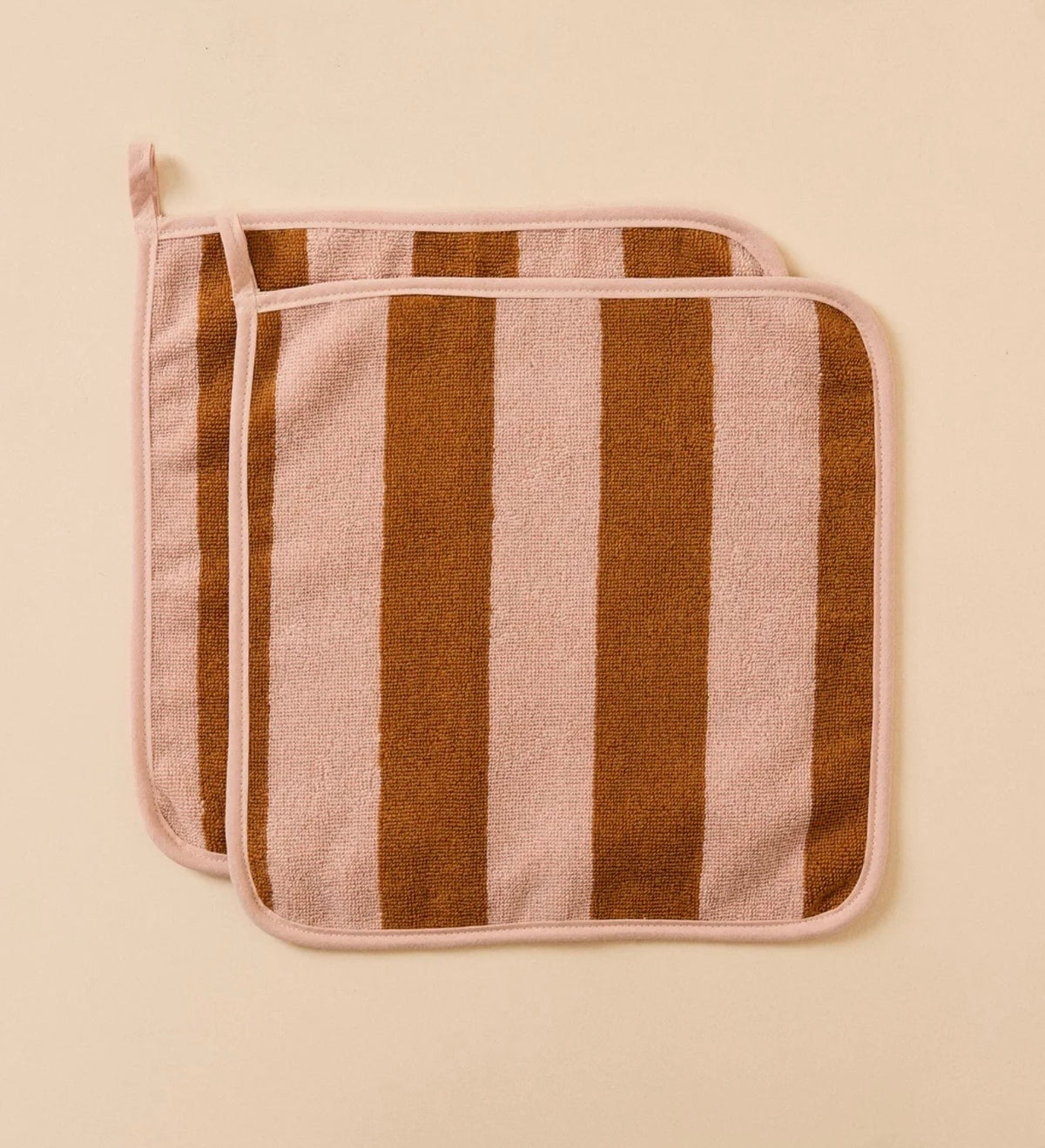 TBCo Terry Cotton Face Cloth - set of 2