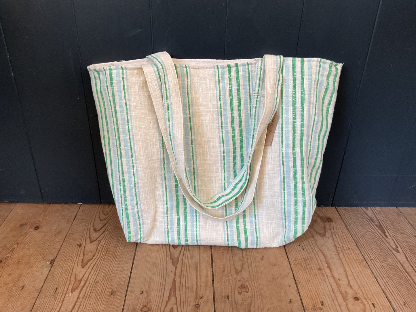 Maroc Green Stripe Cloth Bag