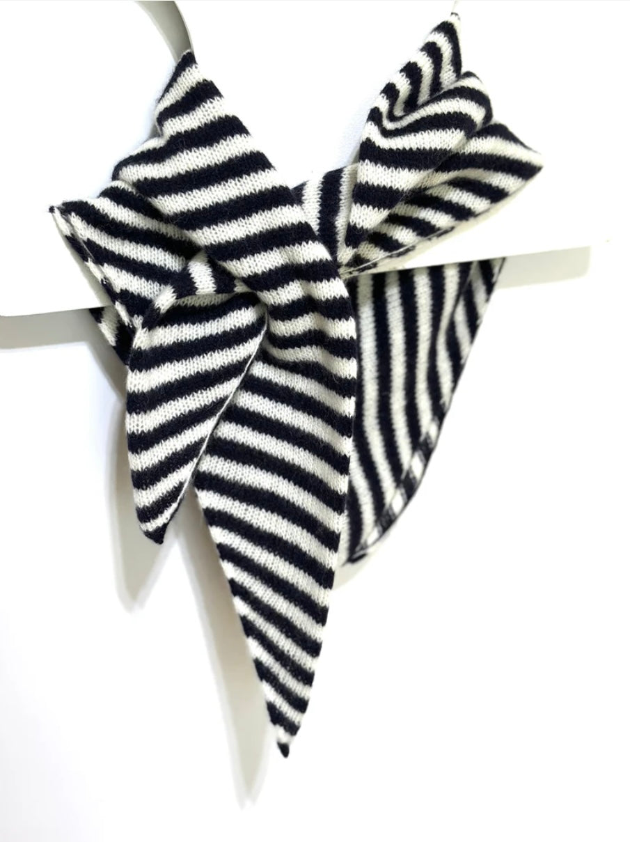 Pom Shanty Triangle Scarf