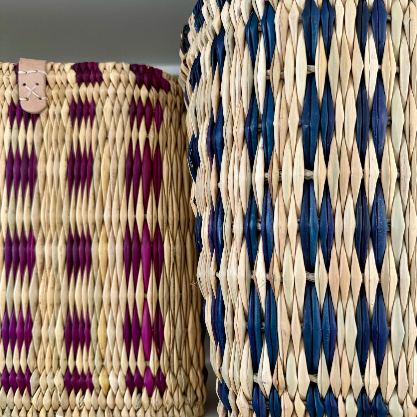MAROC BASKET Woven Reed Tote