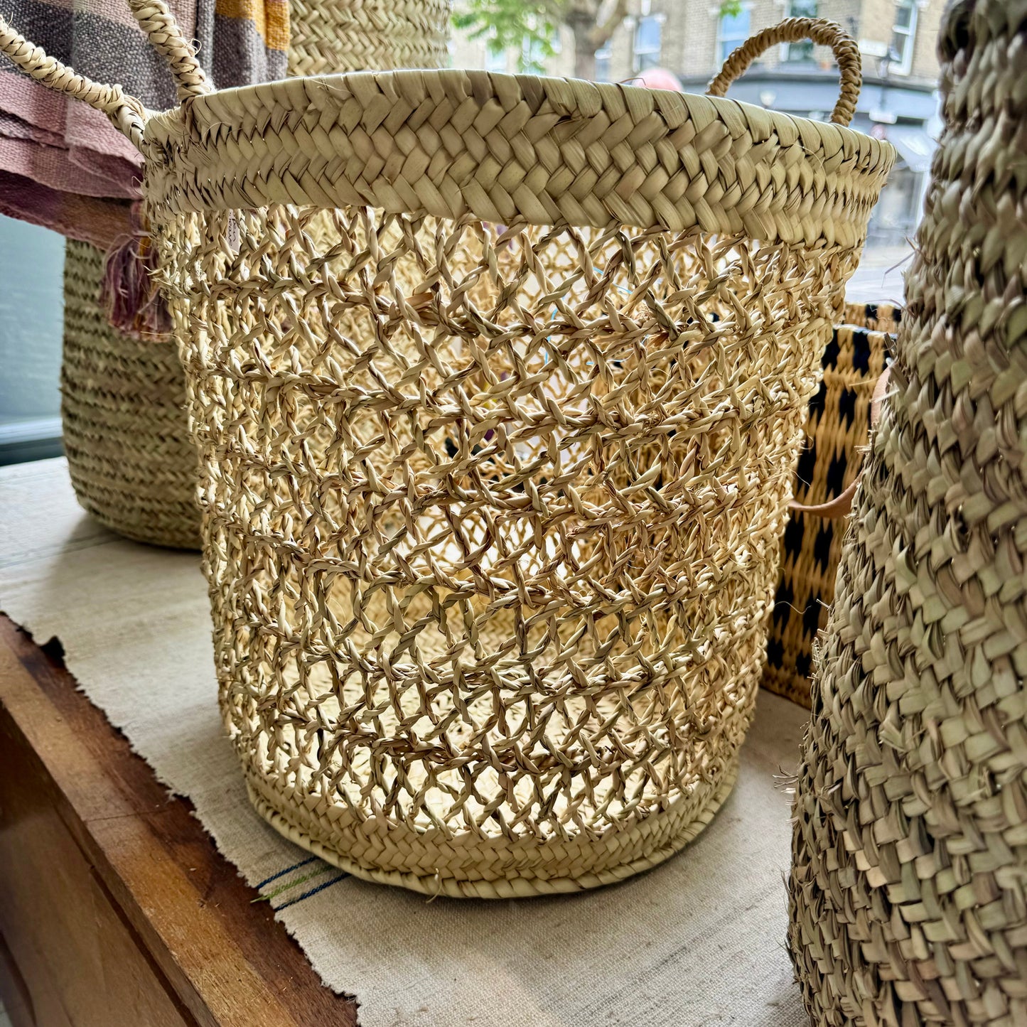 MAROC BASKET Open Weave Storage Basket