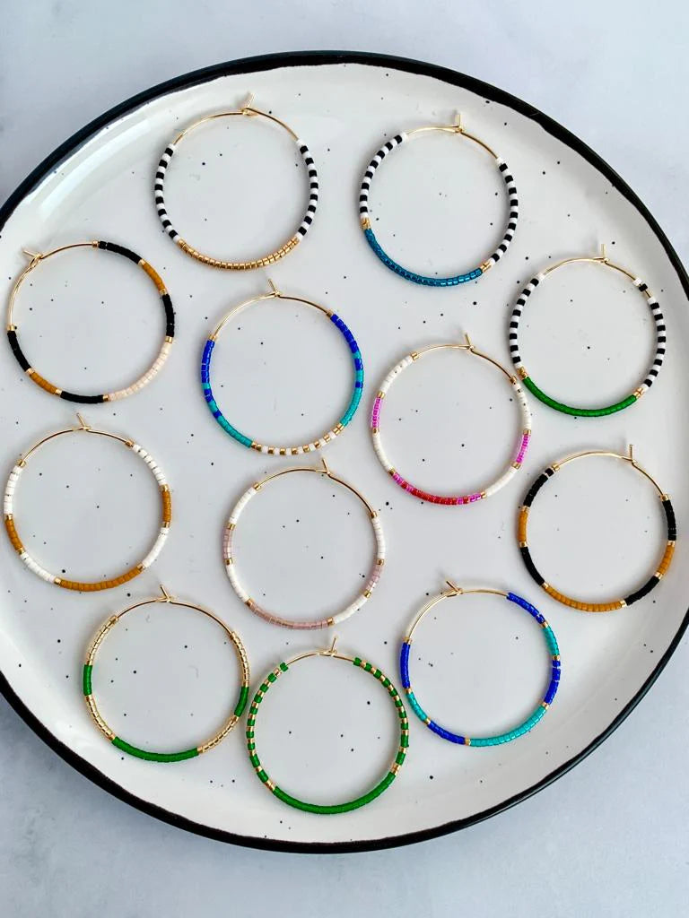 Maas Moon Hoop Earrings