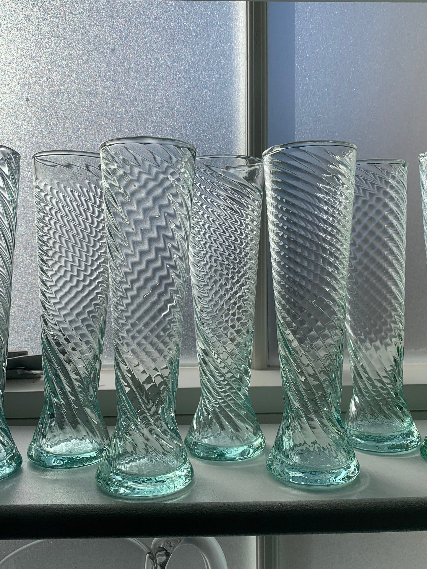 Maroc Glass Champagne / Cocktail Swirl