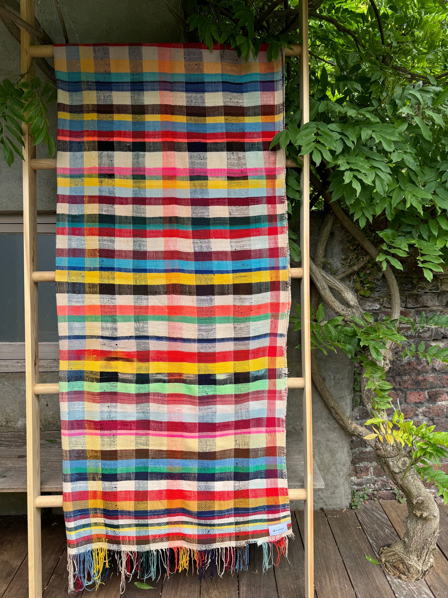 MAROC Vintage Berber Textile CHECK NEOOPMNRY0624F