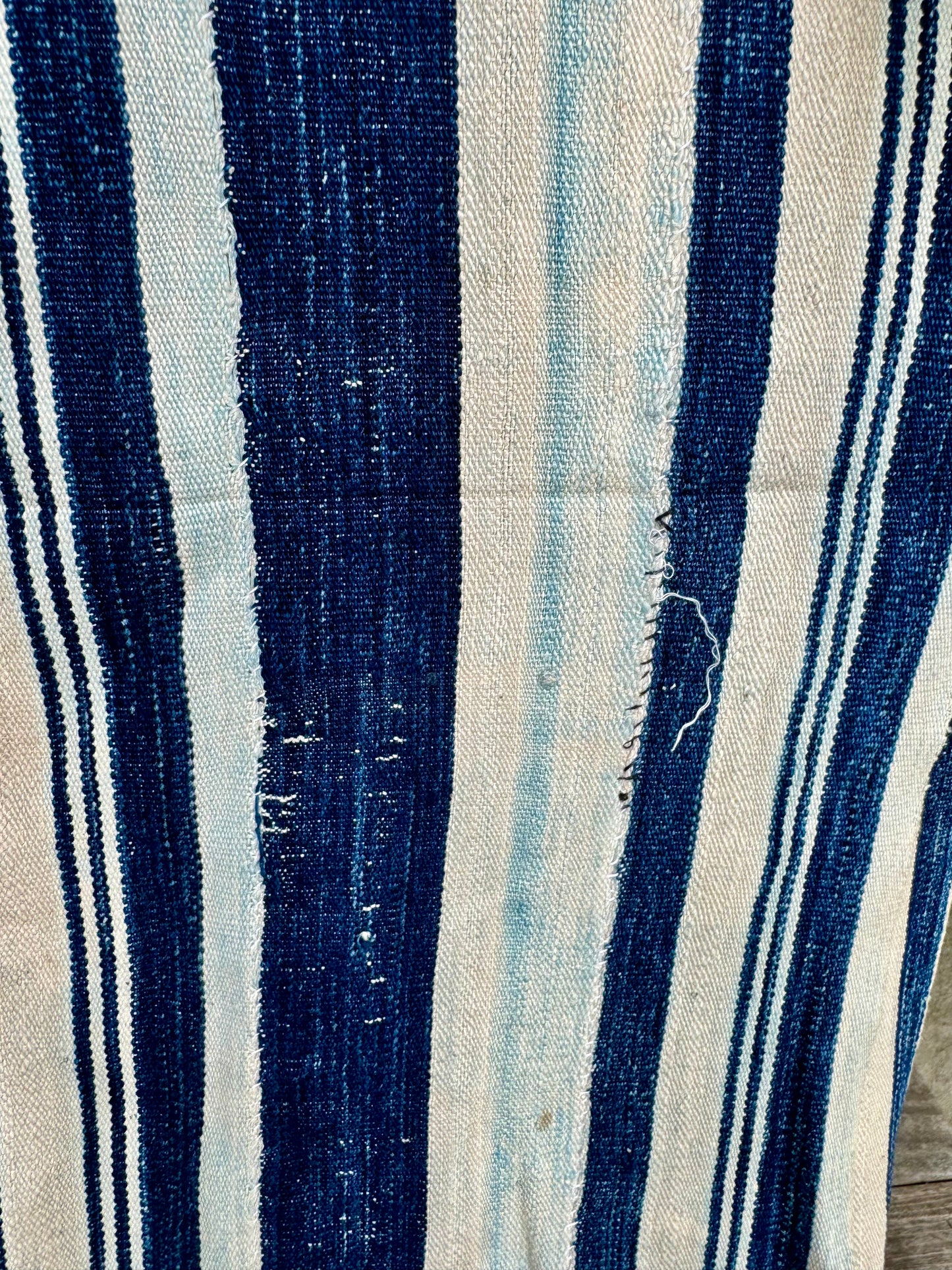 INDIGO VIntage Stripe Cloth Textile