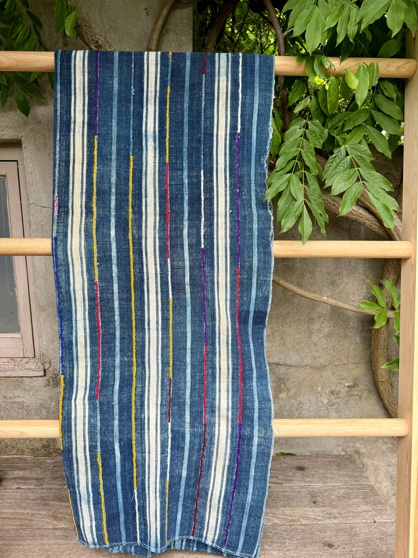 INDIGO VIntage Stripe Cloth Textile
