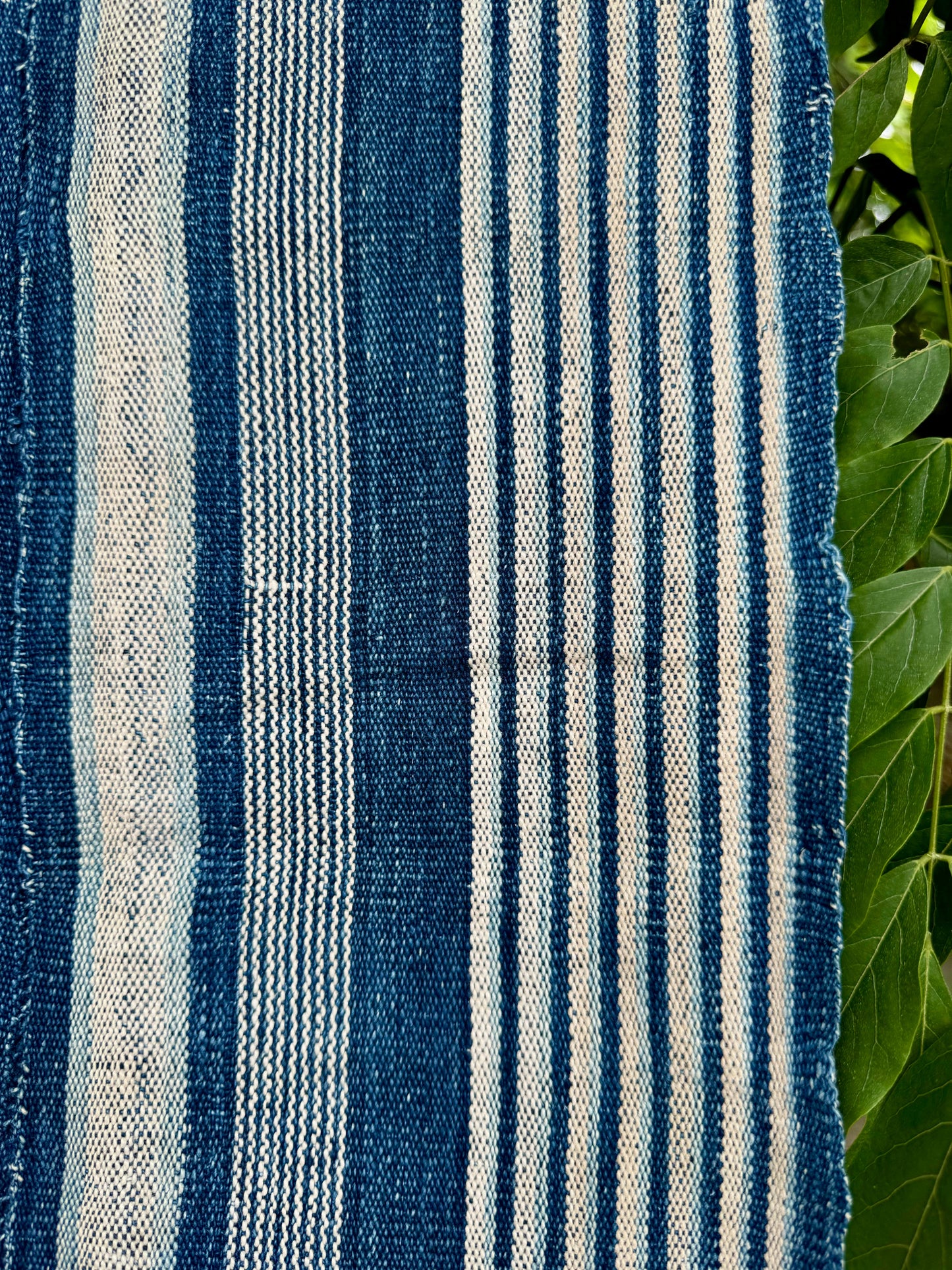 INDIGO VIntage Stripe Cloth Textile