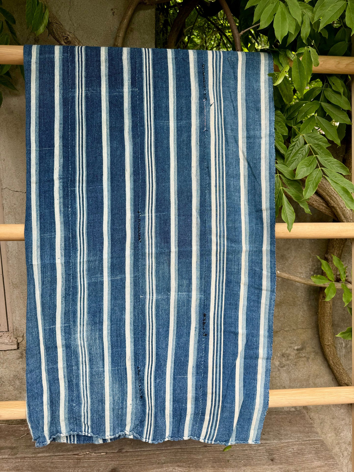 INDIGO VIntage Stripe Cloth Textile