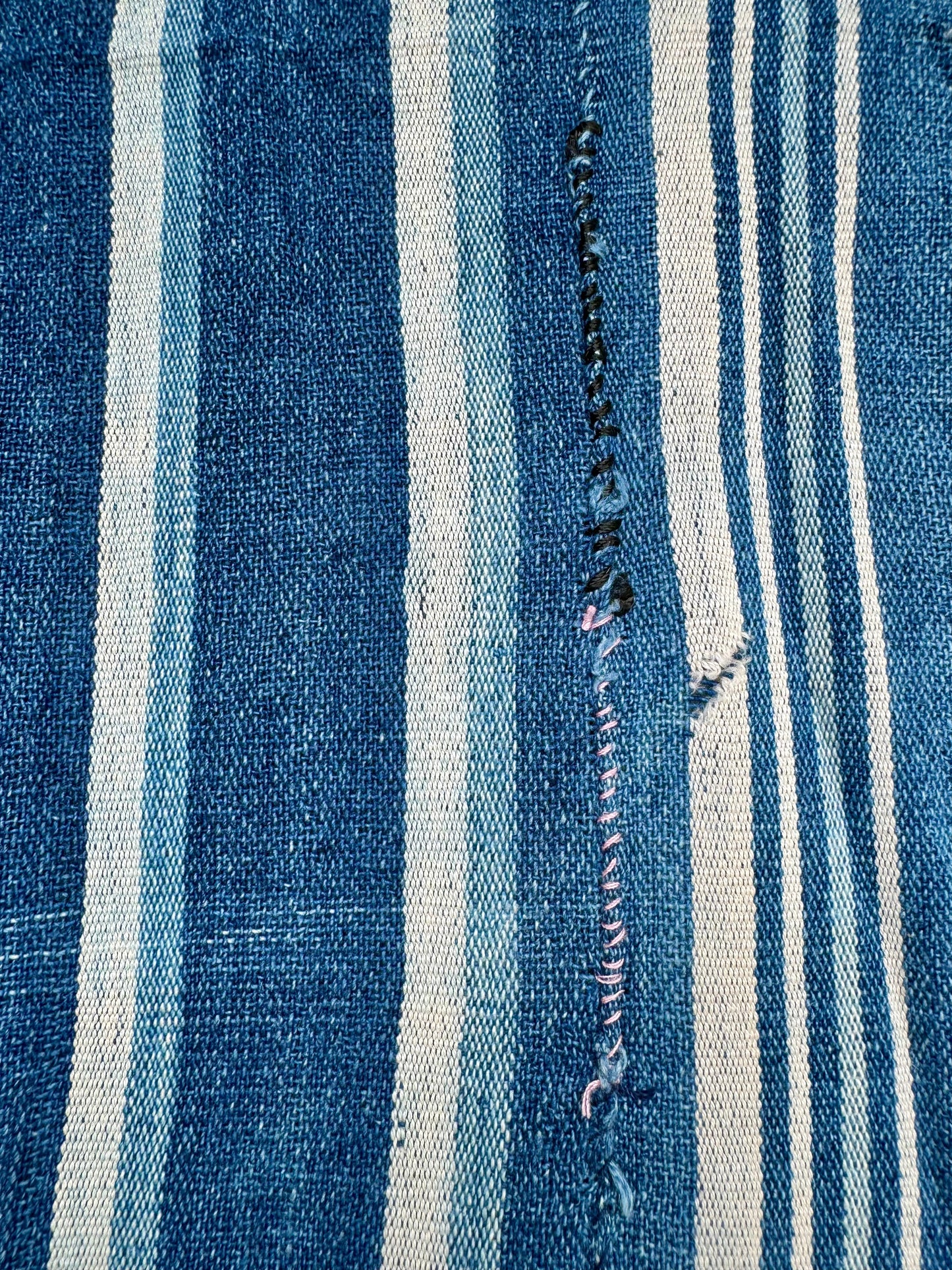 INDIGO VIntage Stripe Cloth Textile