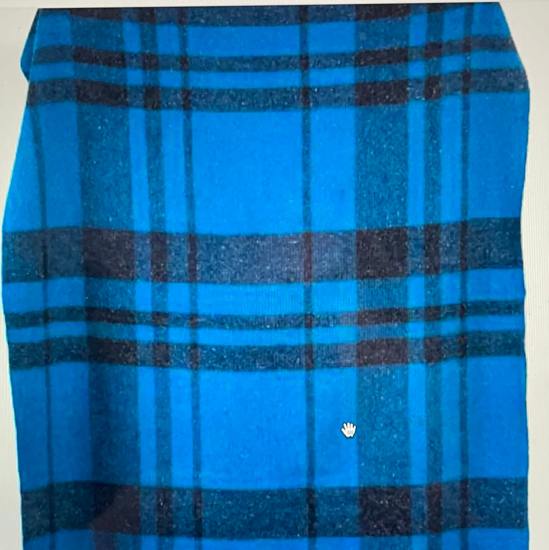 Forestry Wool Vintage Blue Blanket