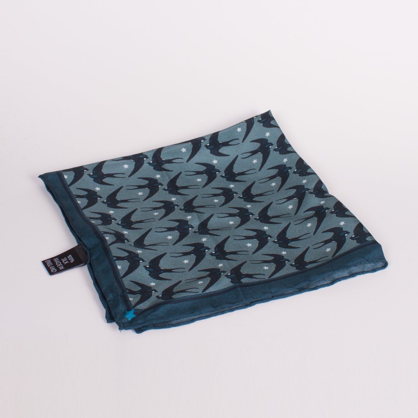 Swallow Print Silk Square