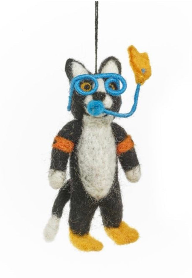 XMAS 25 Felt Sea Creature Decs