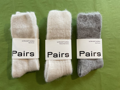 PAIRS Bed Socks Ultra Soft Alpaca
