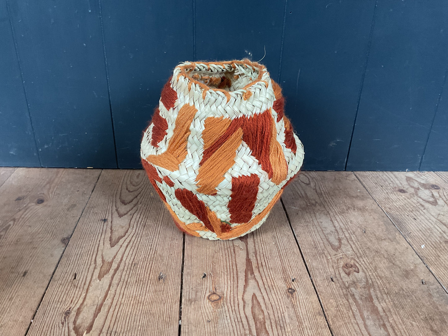 Maroc Embroidered Storage Basket