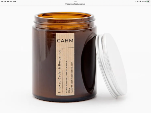 CAHM medium jar candle 150g