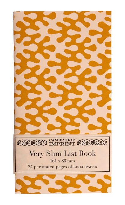 Cambridge Imprint Very Slim List Book