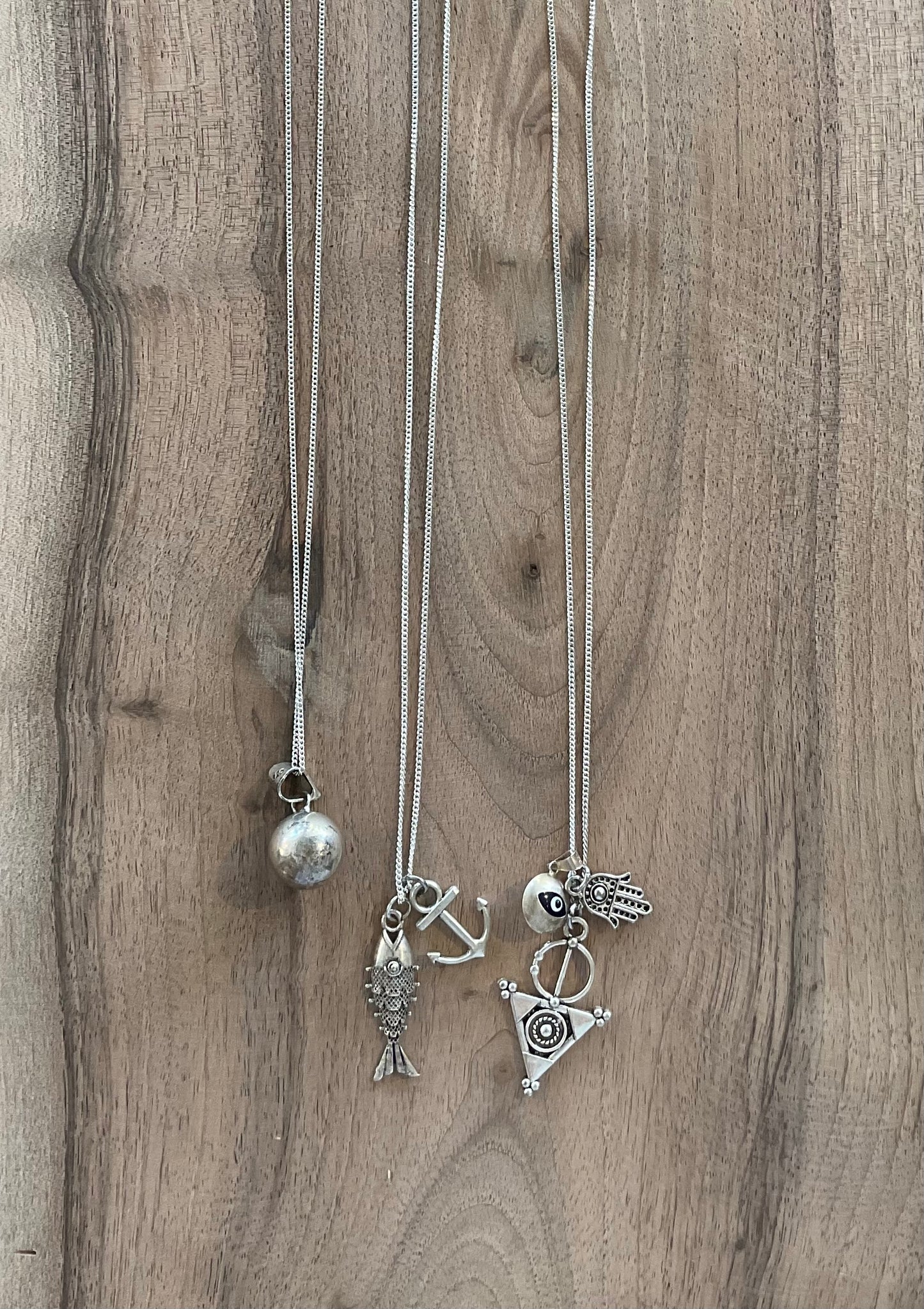 Maroc Pendant on Silver Chain