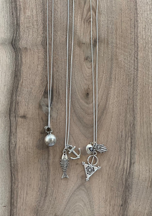 Maroc Pendant on Silver Chain