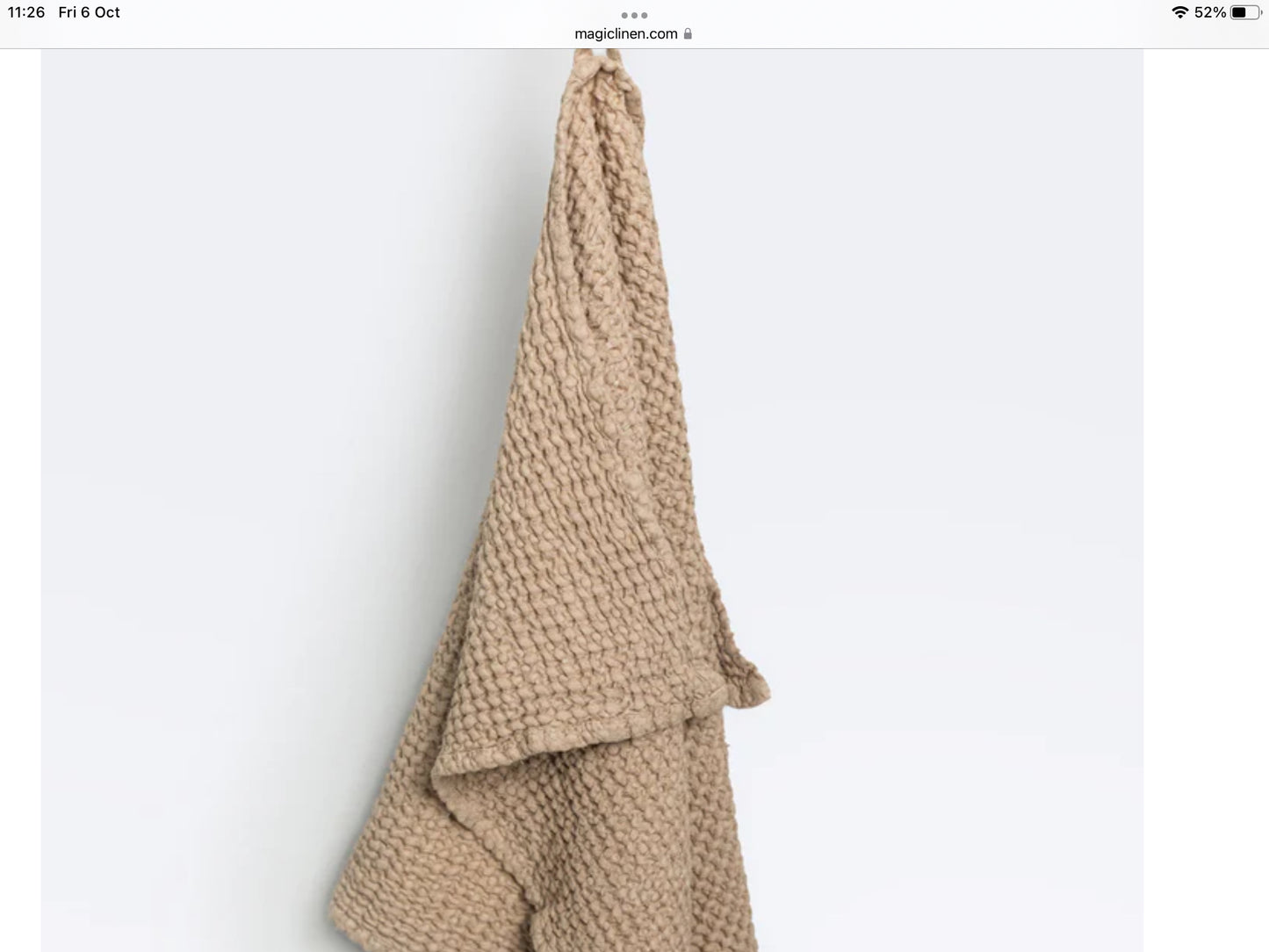 Magic Linen Waffle Small Towel