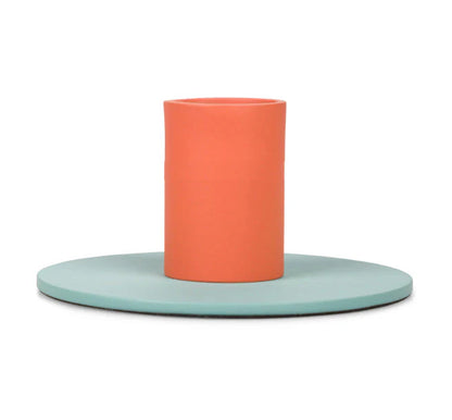 BCS Two-tone Metal Candleholder