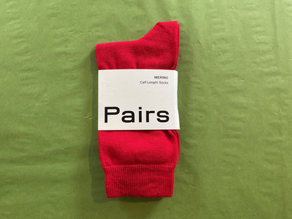 PAIRS Calf Length Socks Merino