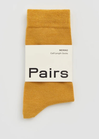 PAIRS Merino Calf Length Socks