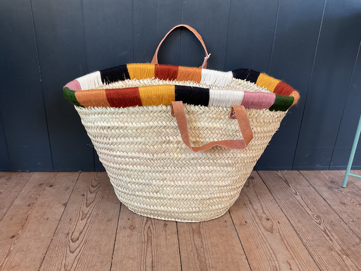 MAROC BASKET 25 Wool Wrap Shopper