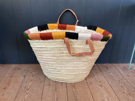 MAROC BASKET 25 Wool Wrap Shopper