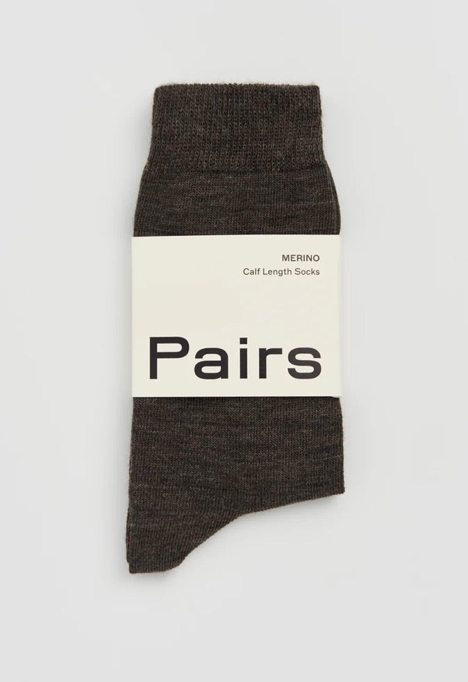 PAIRS Merino Calf Length Socks