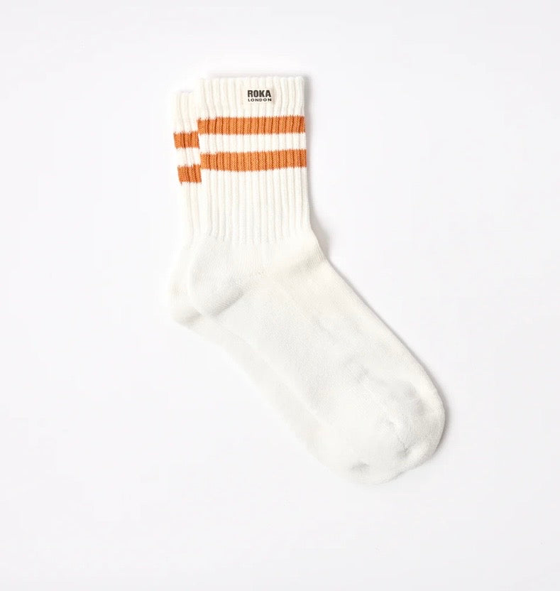 ROKA Windsor Stripe Crew Socks for Men