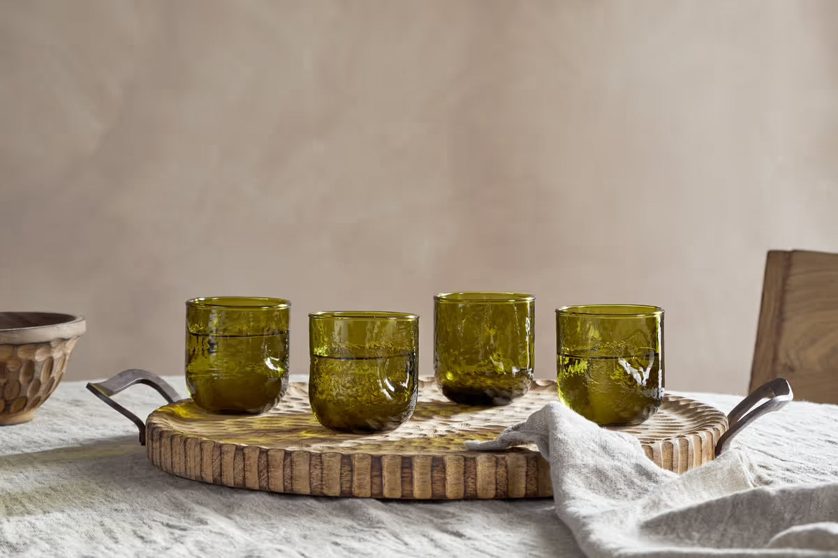 Nkuku Chandani Tumbler - Short/Green