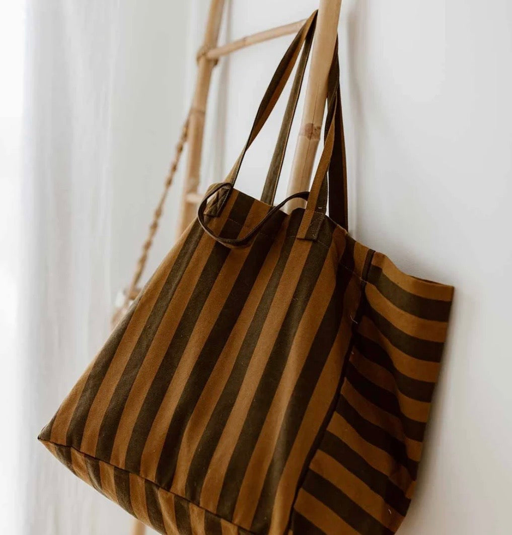 Rose in April Elisa Stripe Tote Bag