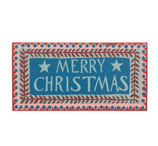 XMAS 25 Cambridge Imprint Long Christmas Cards (pack of 6)