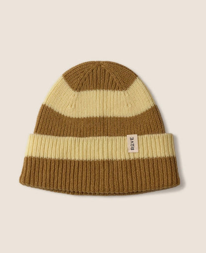 ROVE Striped Lambswool Beanie