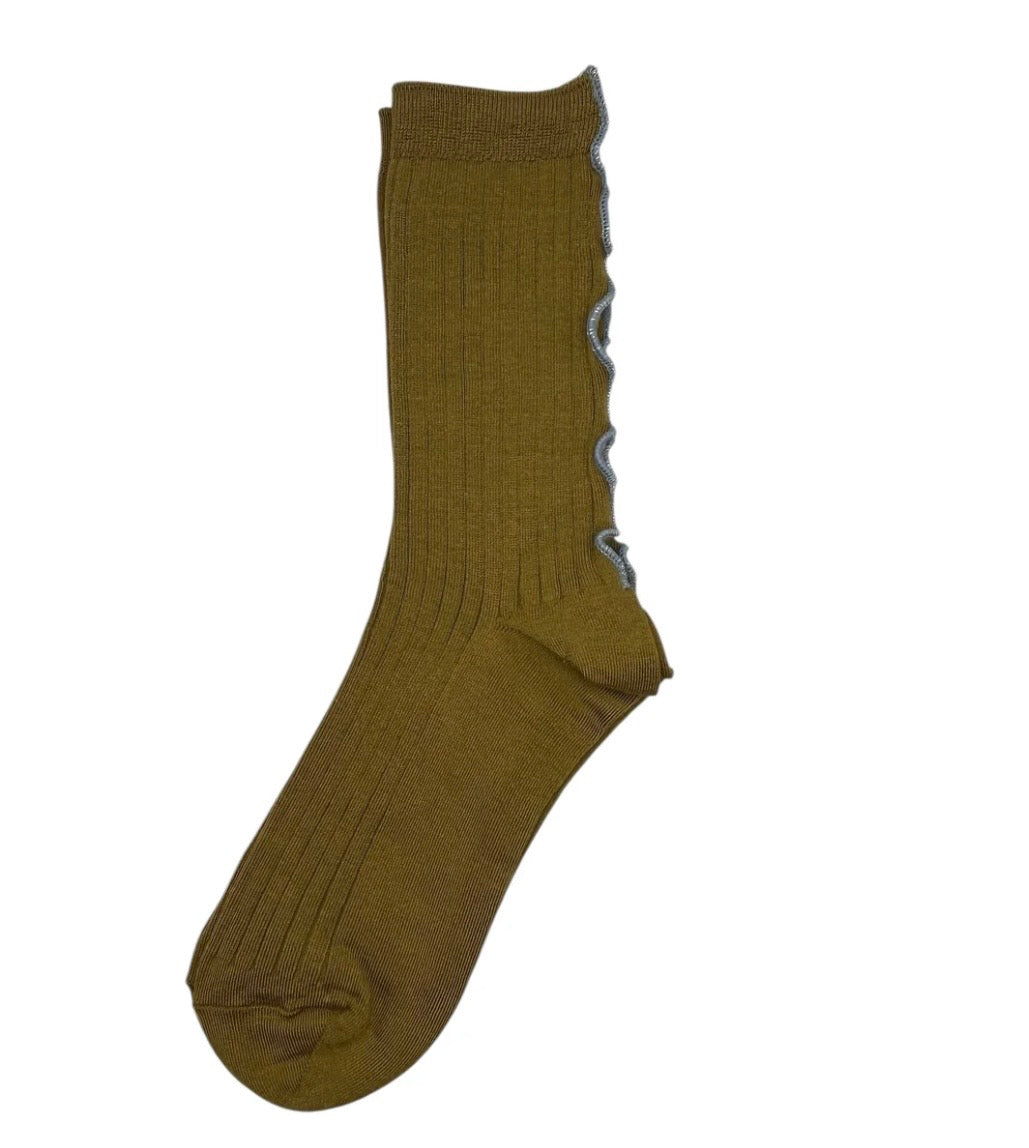 Sixton Lille Socks - Olive