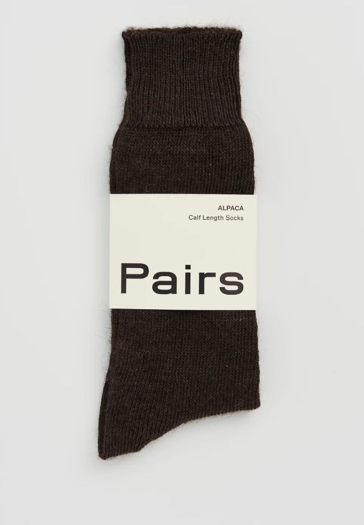 PAIRS Alpaca Calf Length Socks