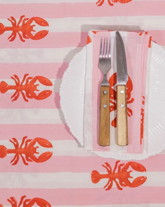Cosy Buddha Block Print Table Linen
