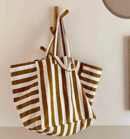 Rose in April Elisa Stripe Tote Bag