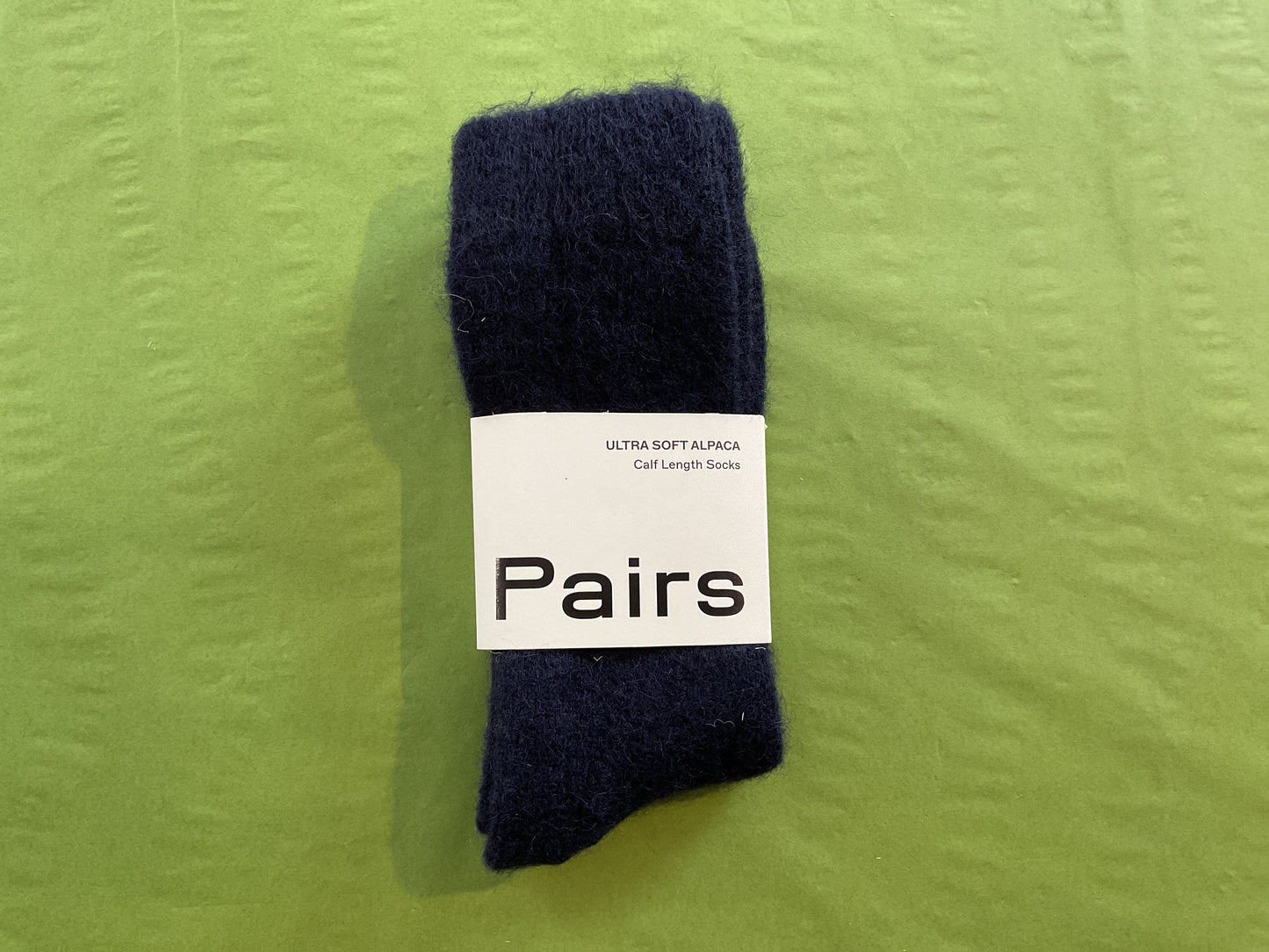 PAIRS Calf Length Socks Ultra Soft Alpaca