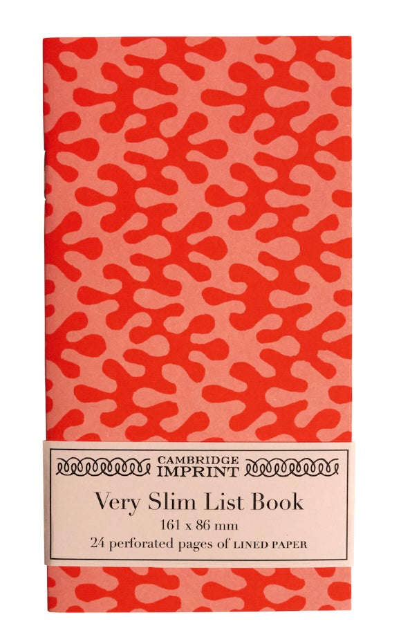 Cambridge Imprint Very Slim List Book
