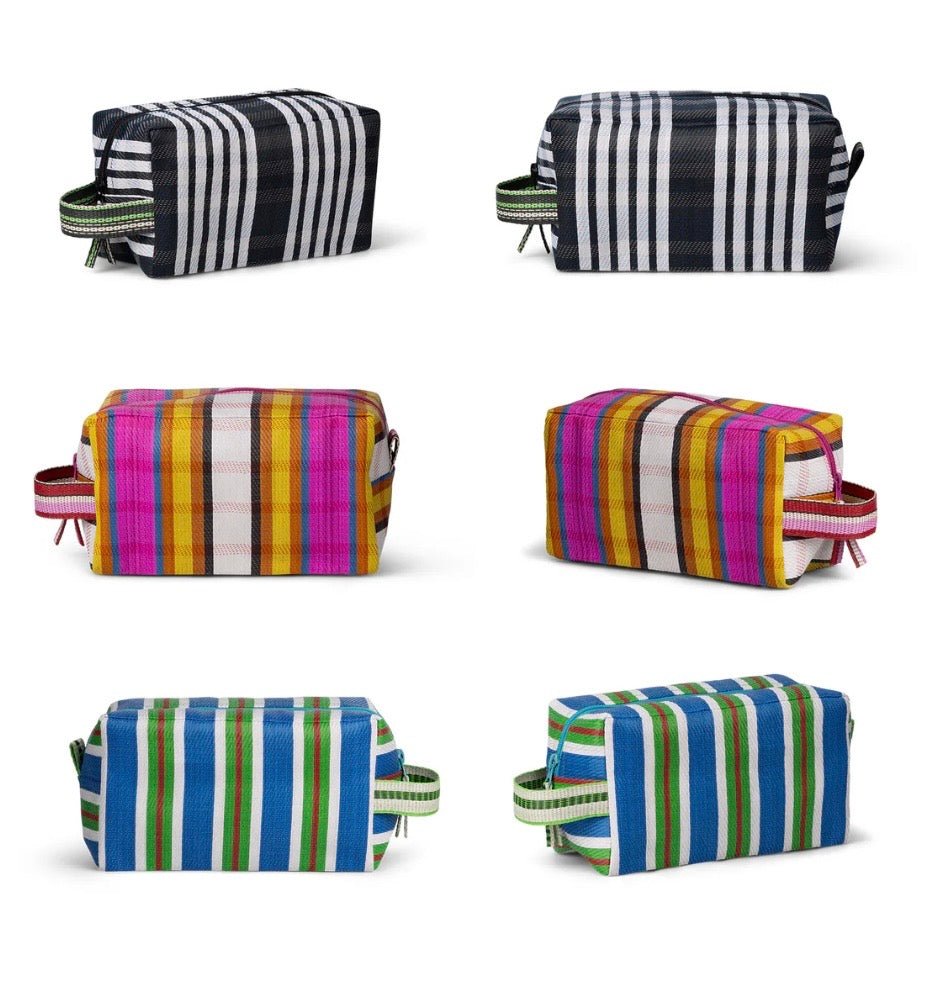 BCS Striped Eco Wash Bag