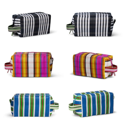 BCS Striped Eco Wash Bag