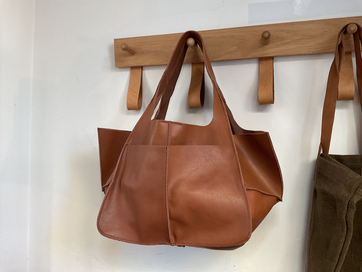 Maroc Bag Tan Seam Visible