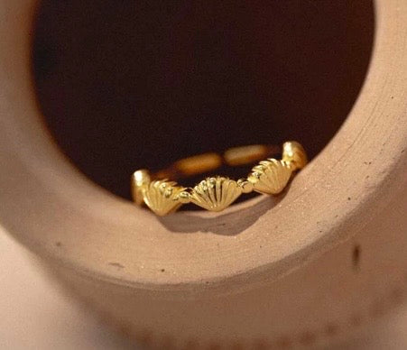 Formation Jewellery Scallop Shell Ring