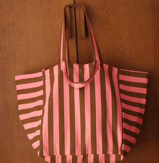 Rose in April Elisa Stripe Tote Bag